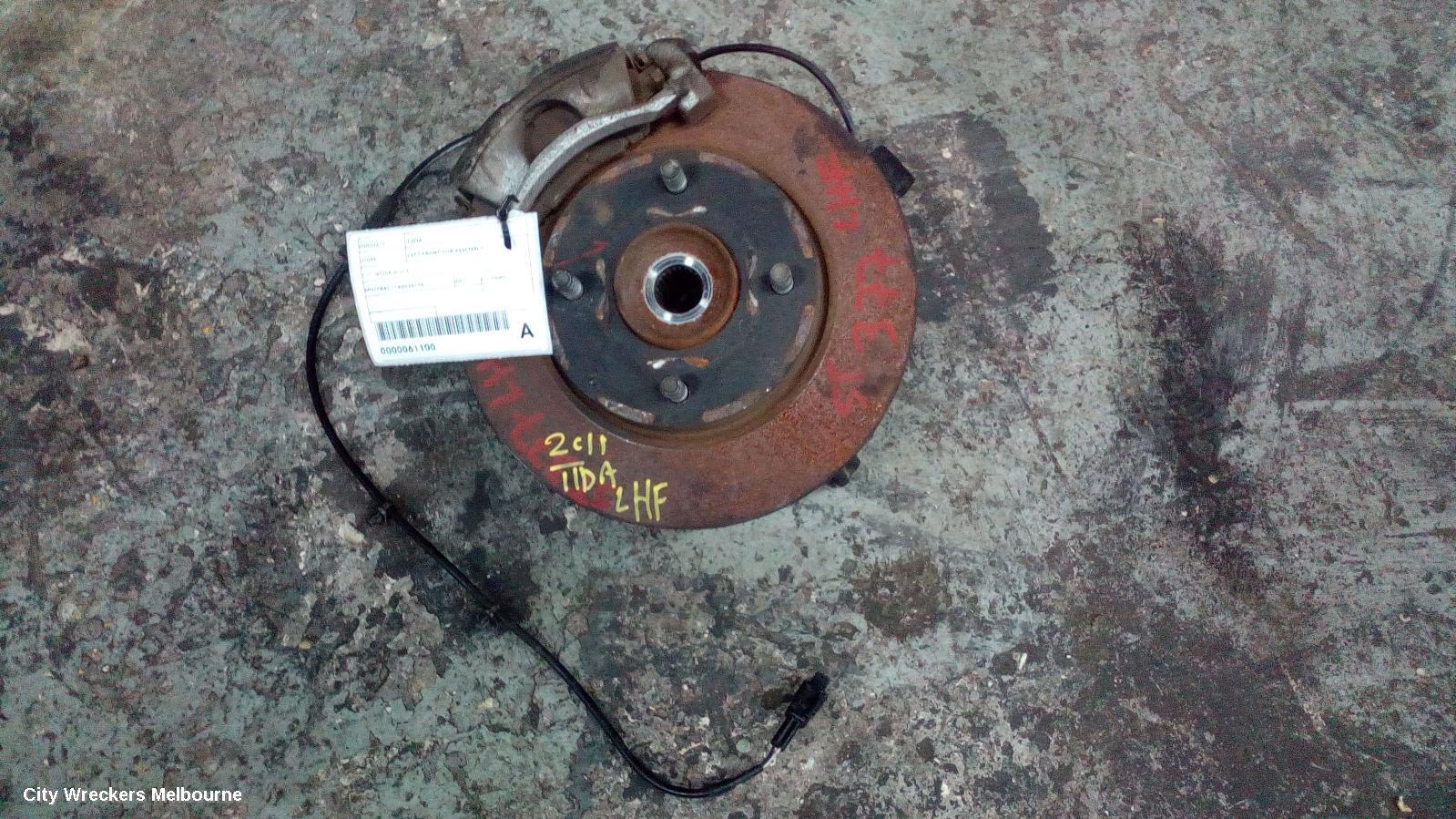 NISSAN TIIDA 2011 Left Front Hub Assembly