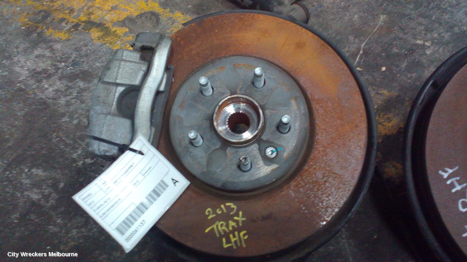 HOLDEN TRAX 2013 Left Front Hub Assembly