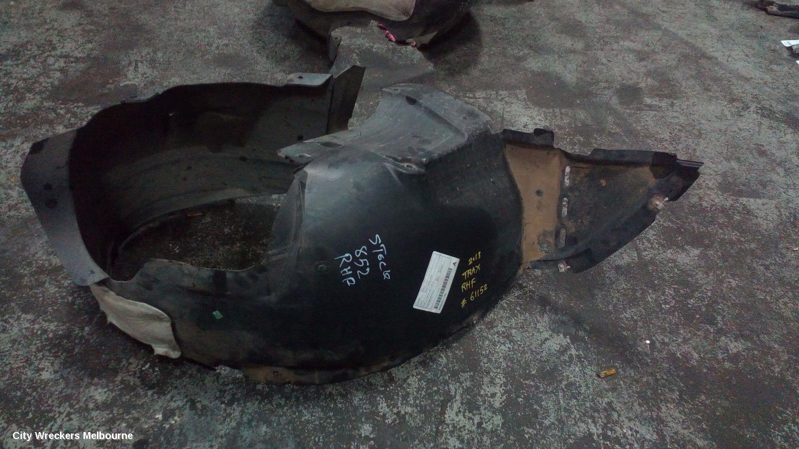 HOLDEN TRAX 2013 Right Guard Liner