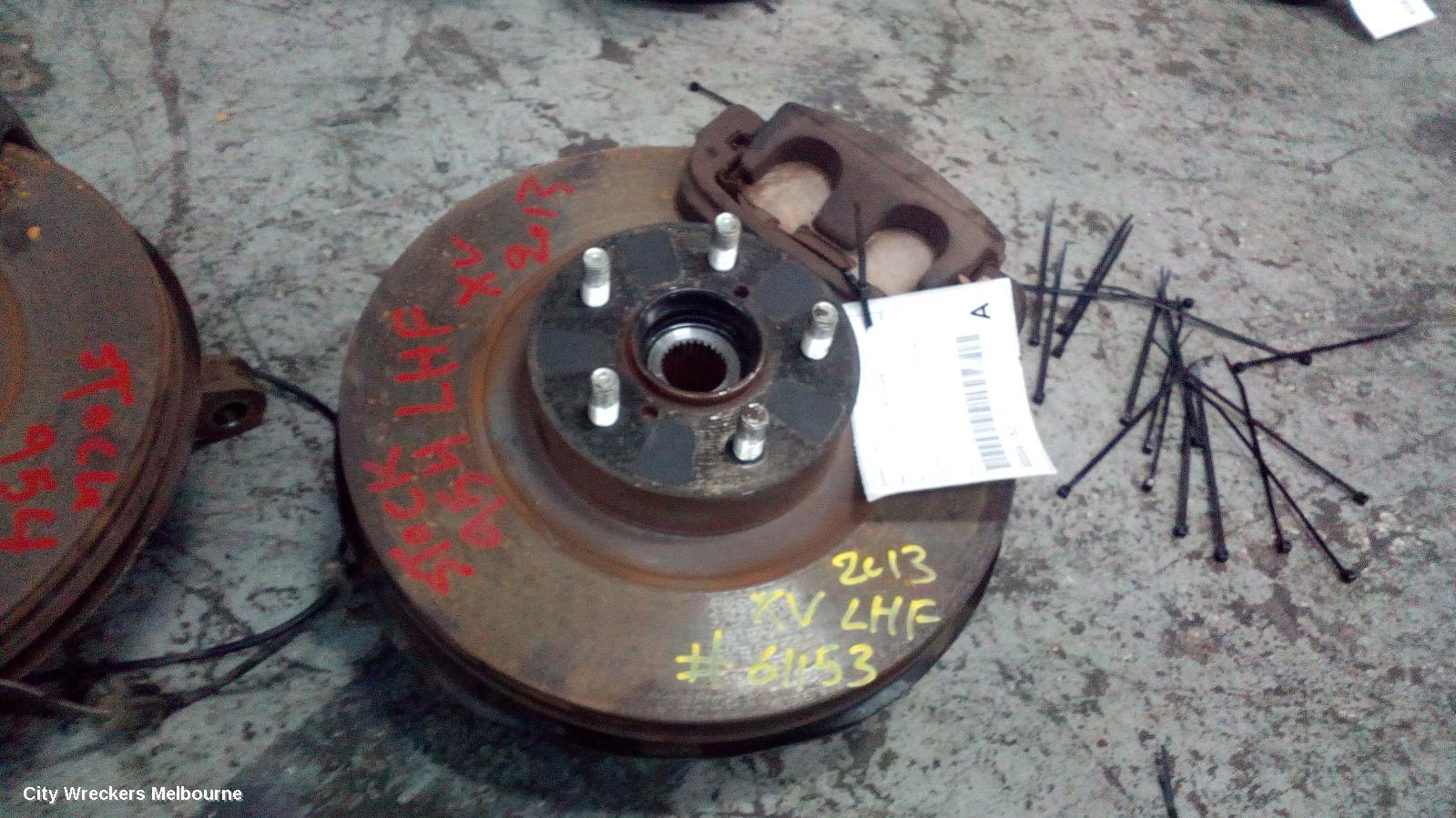 SUBARU XV 2013 Left Front Hub Assembly