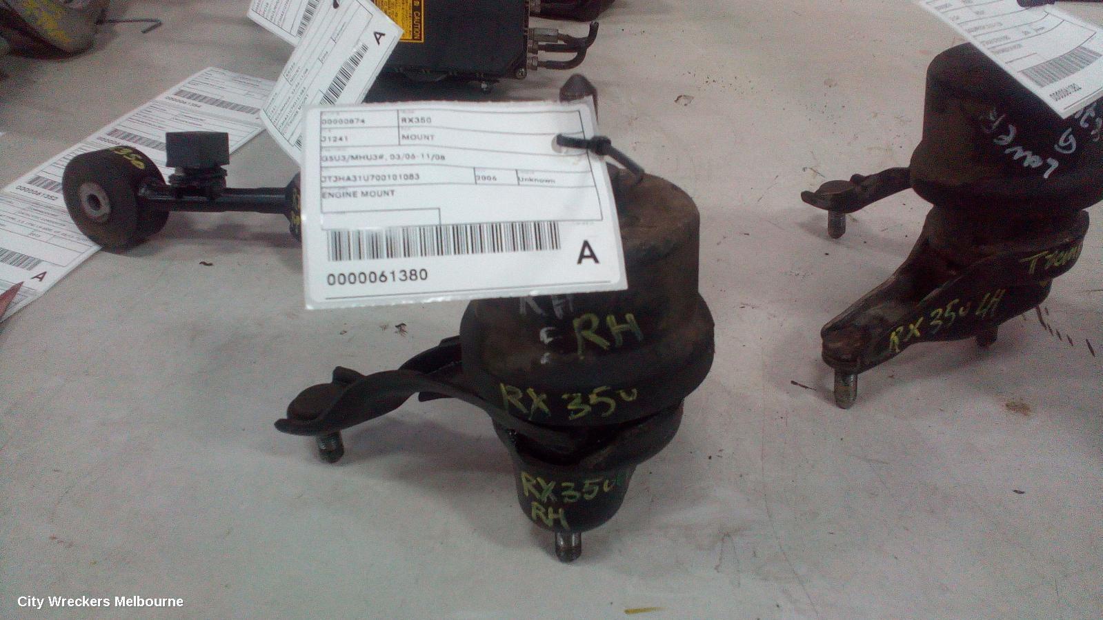 LEXUS RX SERIES 2004 Mount