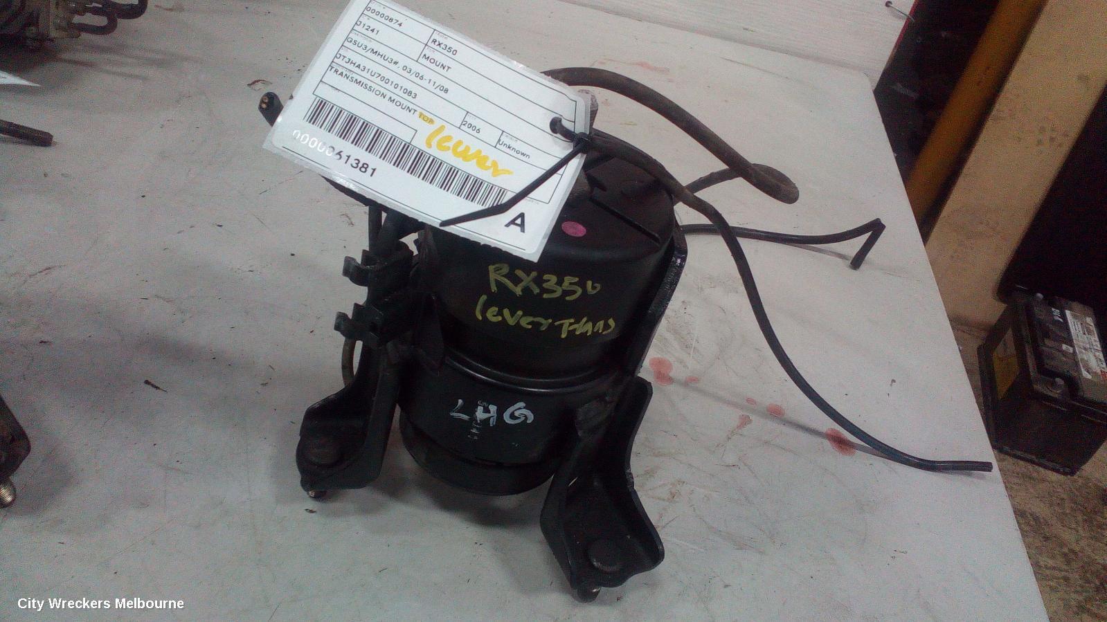 LEXUS RX SERIES 2004 Mount