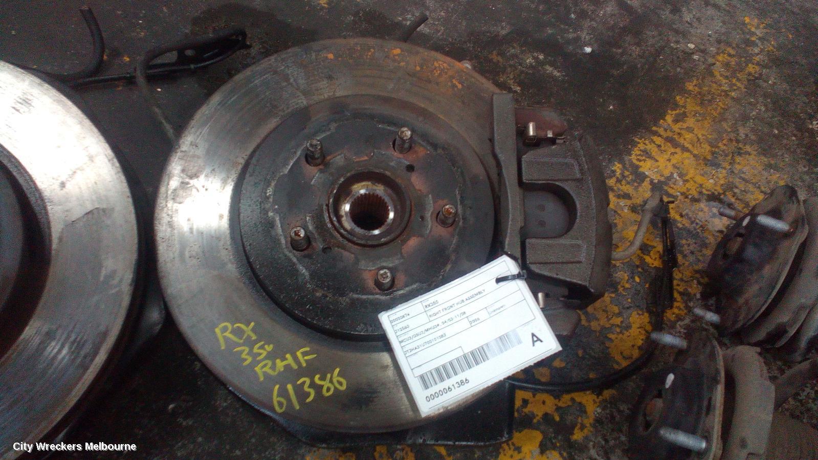 LEXUS RX SERIES 2004 Right Front Hub Assembly