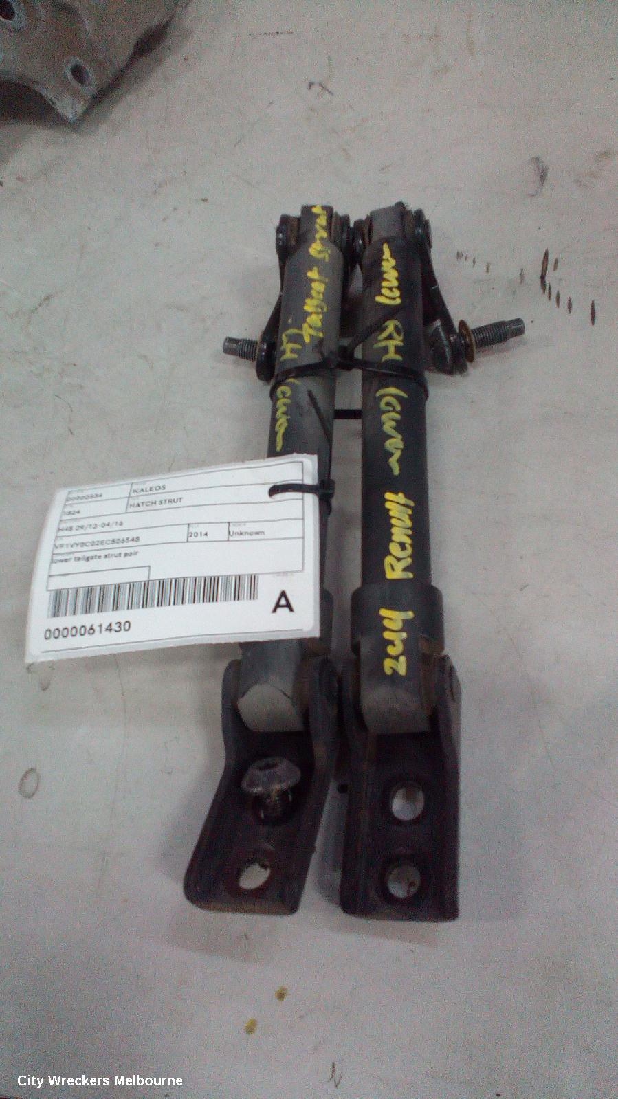 RENAULT KALEOS 2014 Hatch Strut