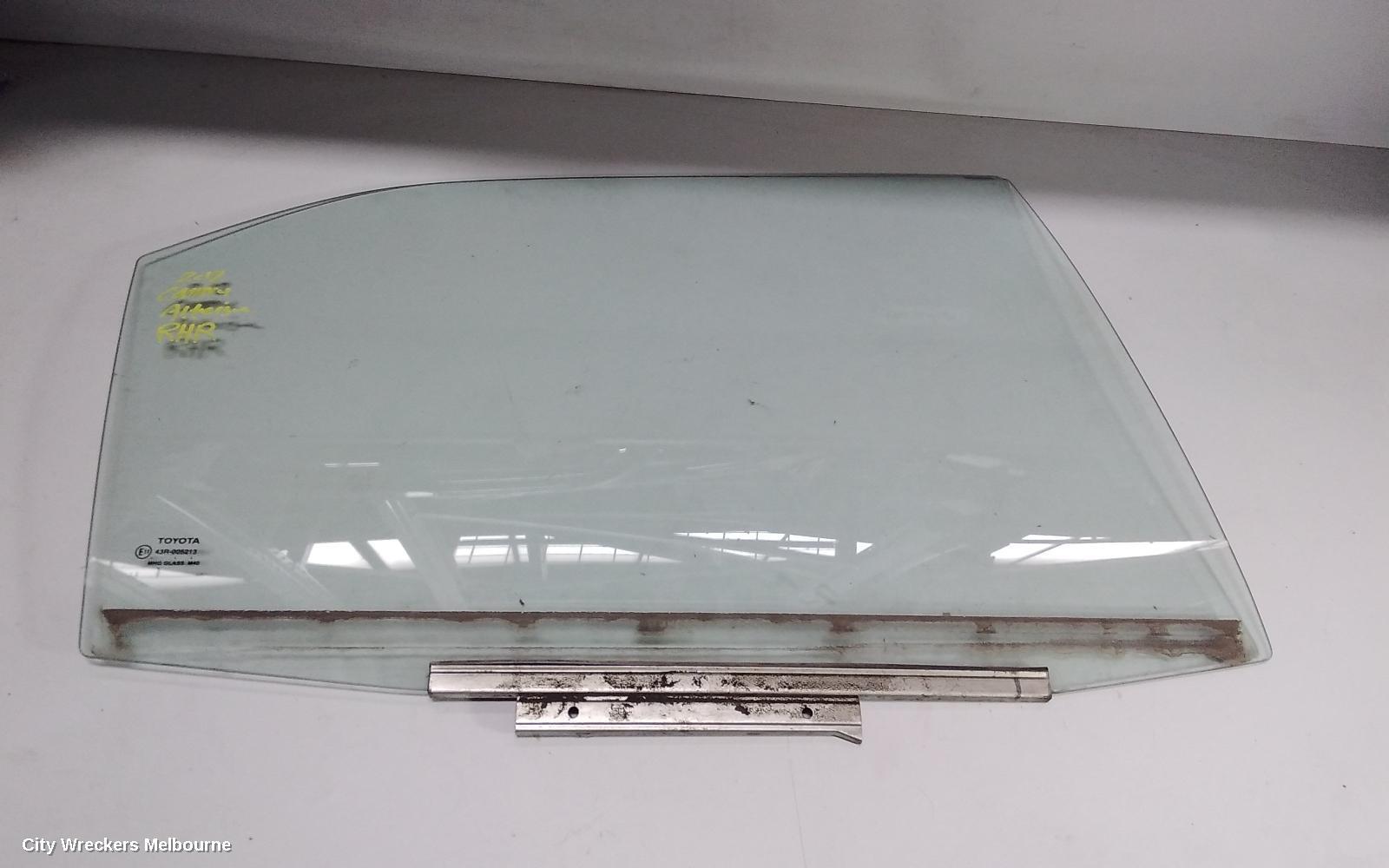 TOYOTA CAMRY 2012 Right Rear Door Window