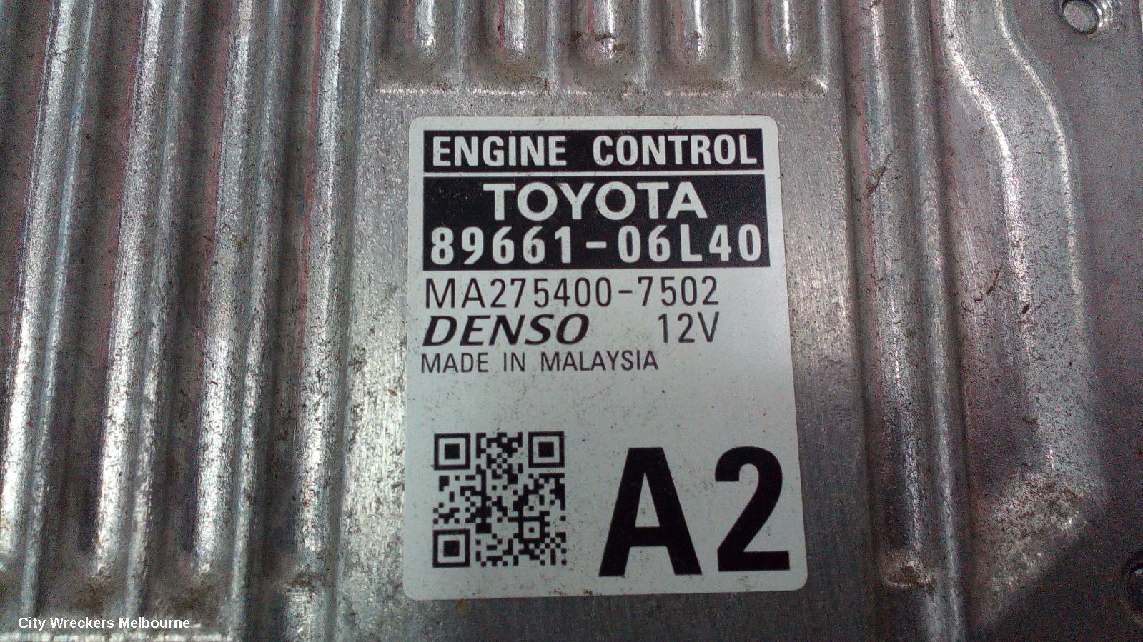 TOYOTA CAMRY 2012 Ecu