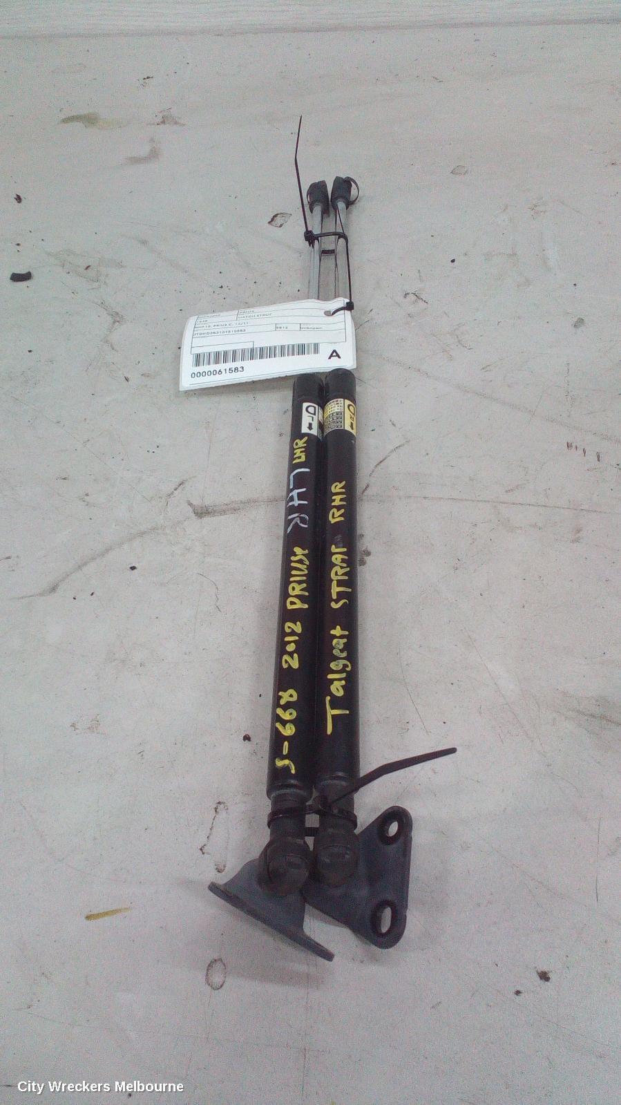 TOYOTA PRIUS 2012 Hatch Strut