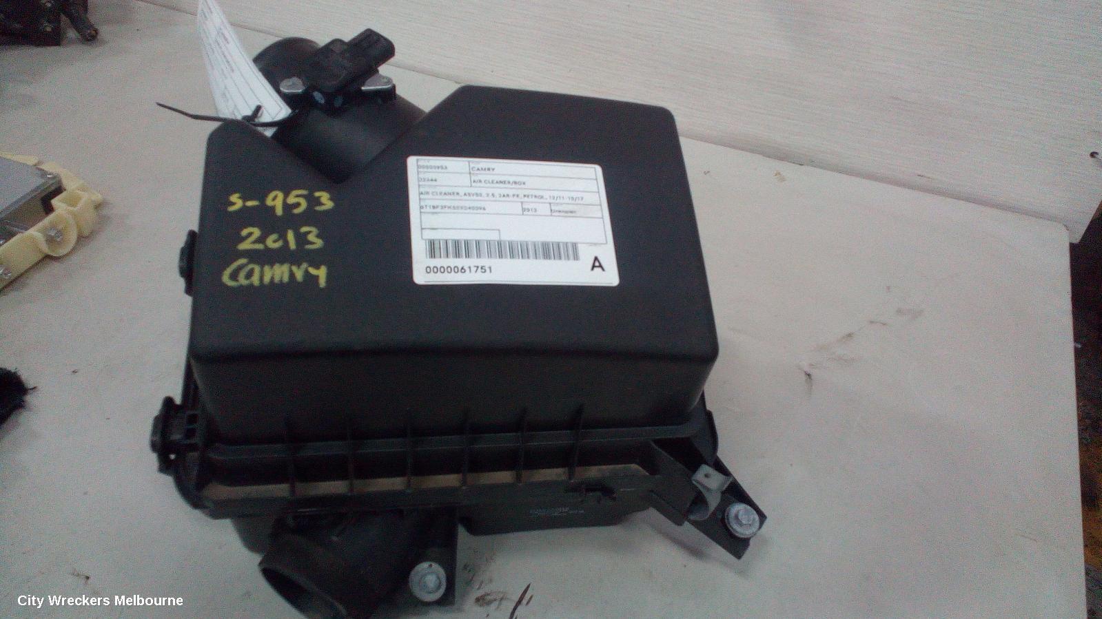 TOYOTA CAMRY 2013 Air Cleaner/Box