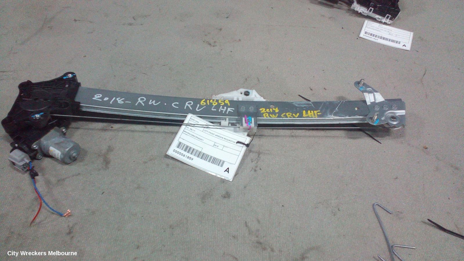 HONDA CRV 2018 Left Front Window Reg/Motor