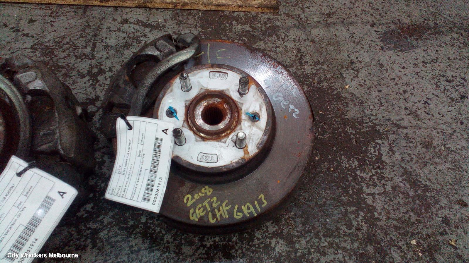 HYUNDAI GETZ 2008 Left Front Hub Assembly