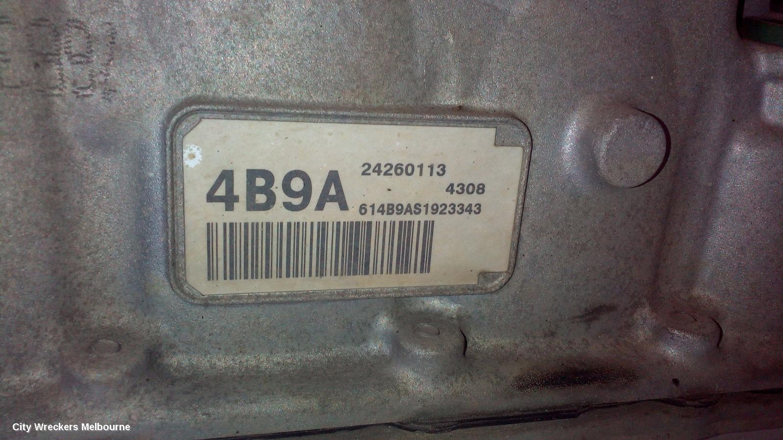 HOLDEN COLORADO 2015 Trans/Gearbox