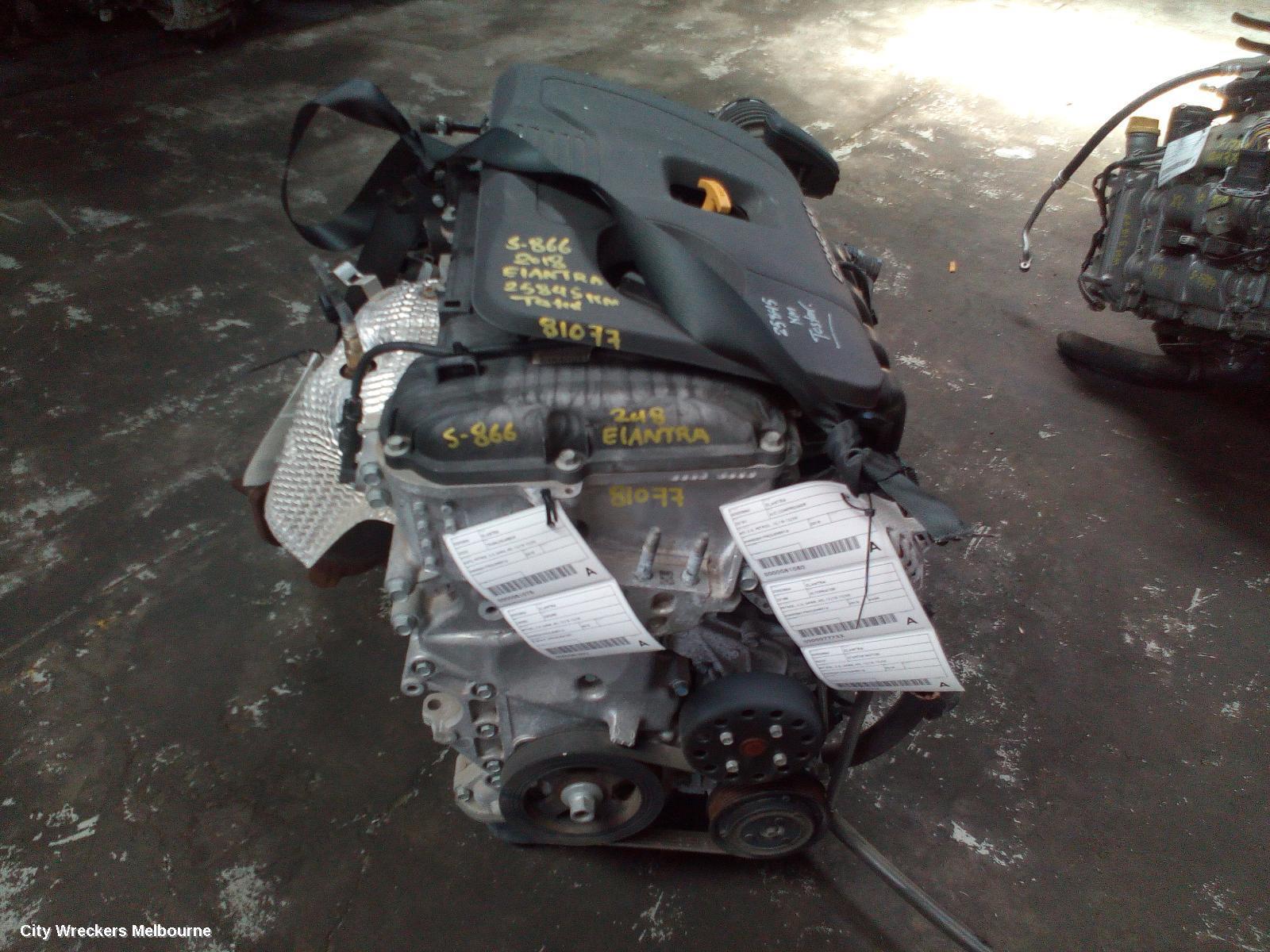 HYUNDAI ELANTRA 2018 Engine