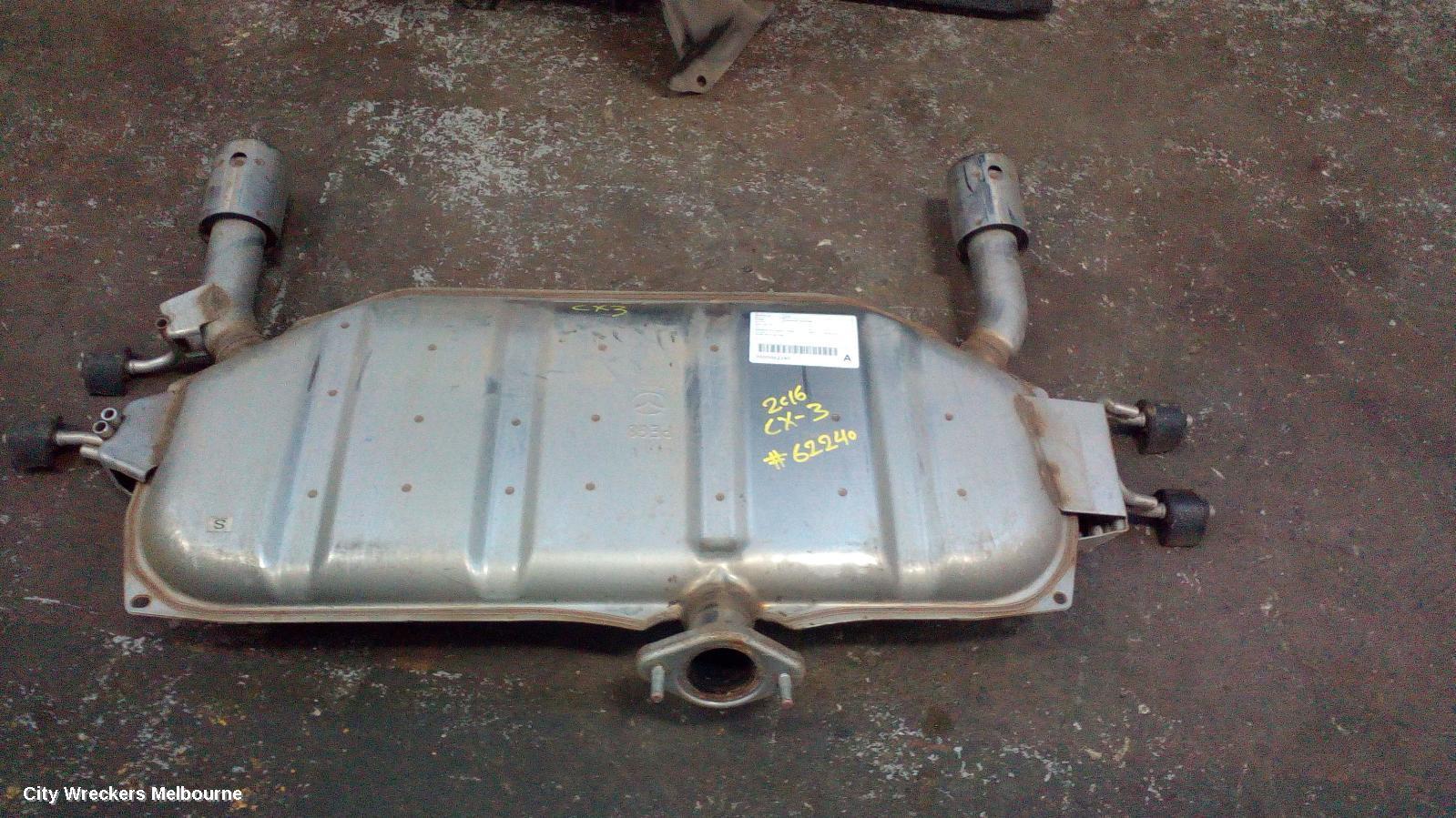 MAZDA CX3 2016 Exhaust System