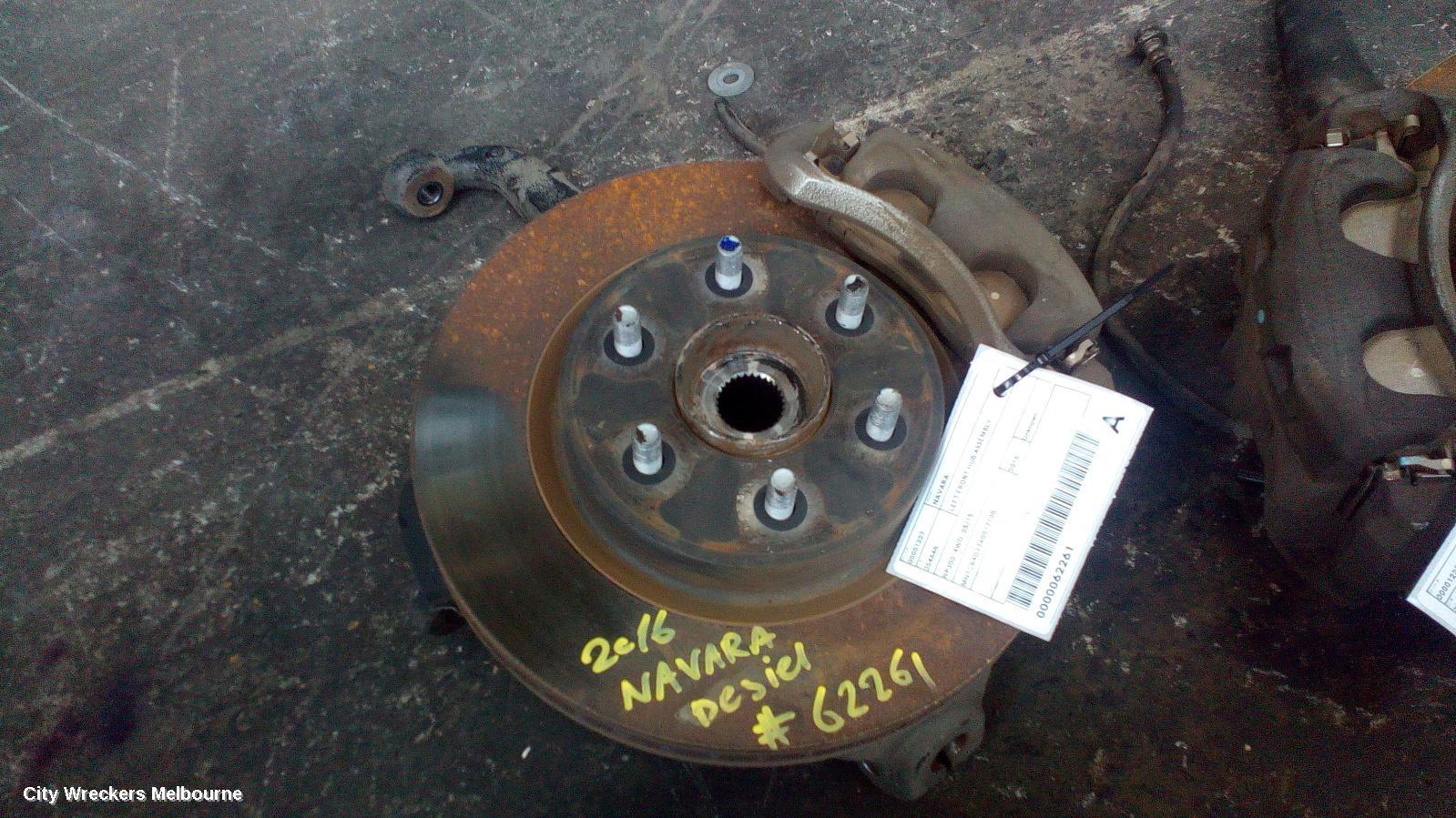 NISSAN NAVARA 2016 Left Front Hub Assembly