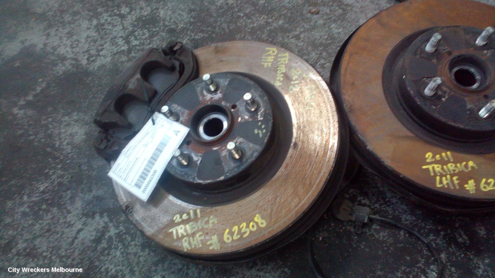 SUBARU TRIBECA 2011 Right Front Hub Assembly