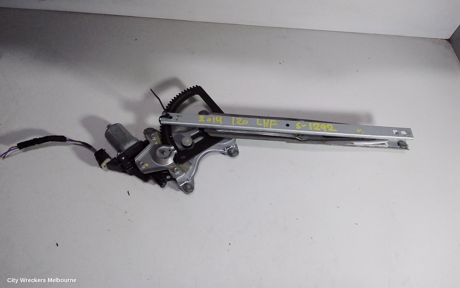 HYUNDAI I20 2015 Left Front Window Reg/Motor