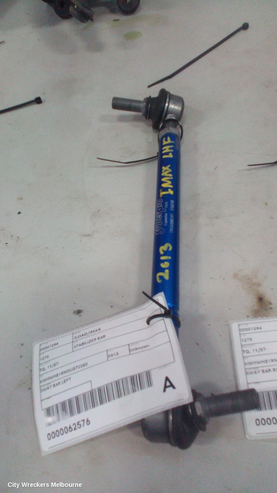 HYUNDAI ILOAD/IMAX 2013 Stabiliser Bar