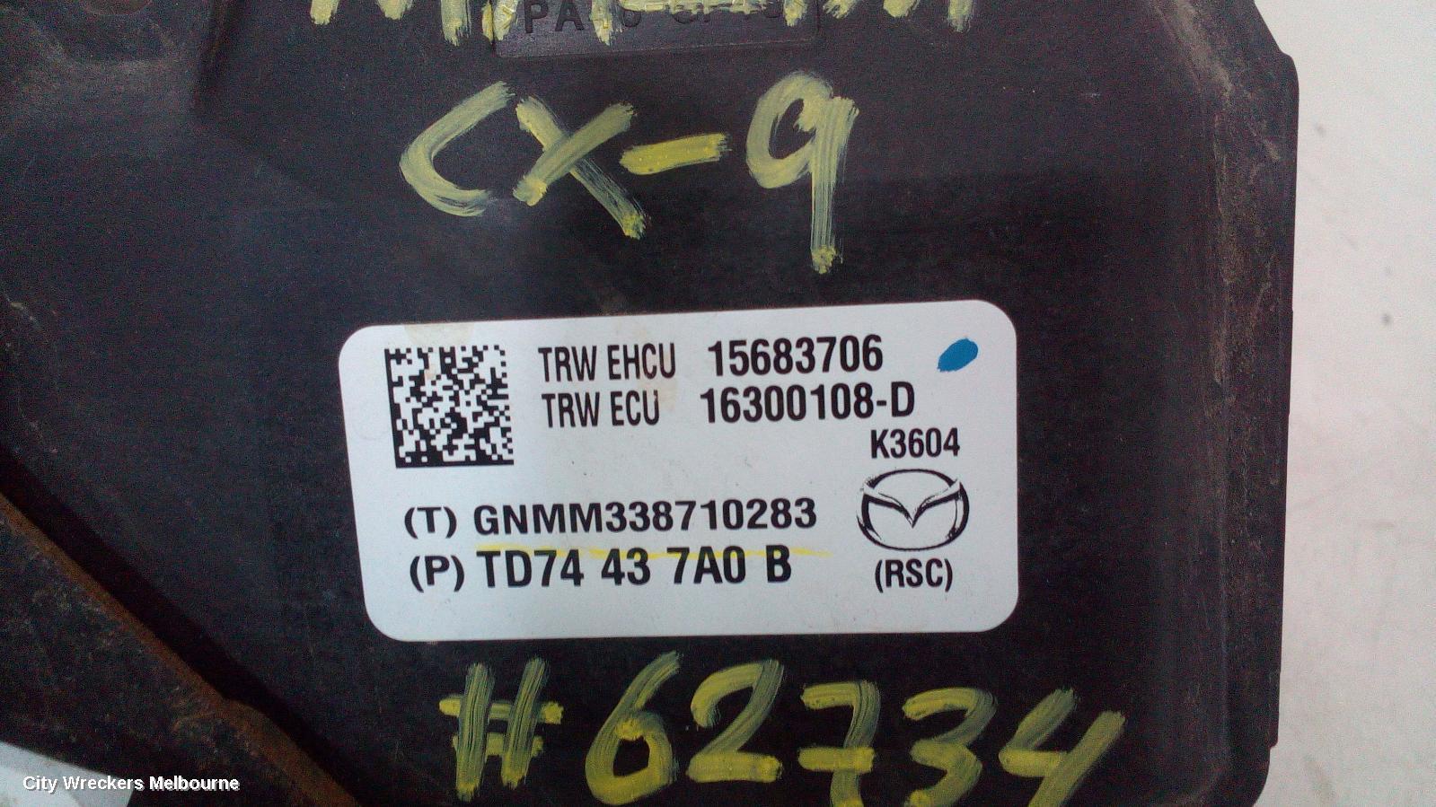 MAZDA CX9 2008 Abs Pump/Modulator