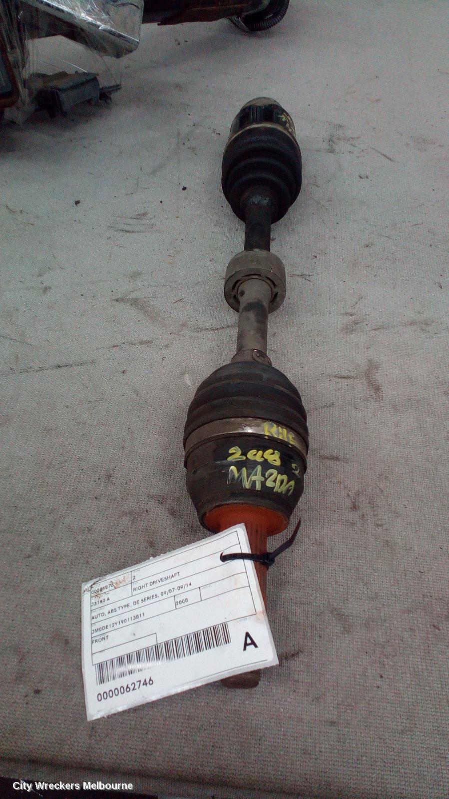 MAZDA 2 2008 Right Driveshaft