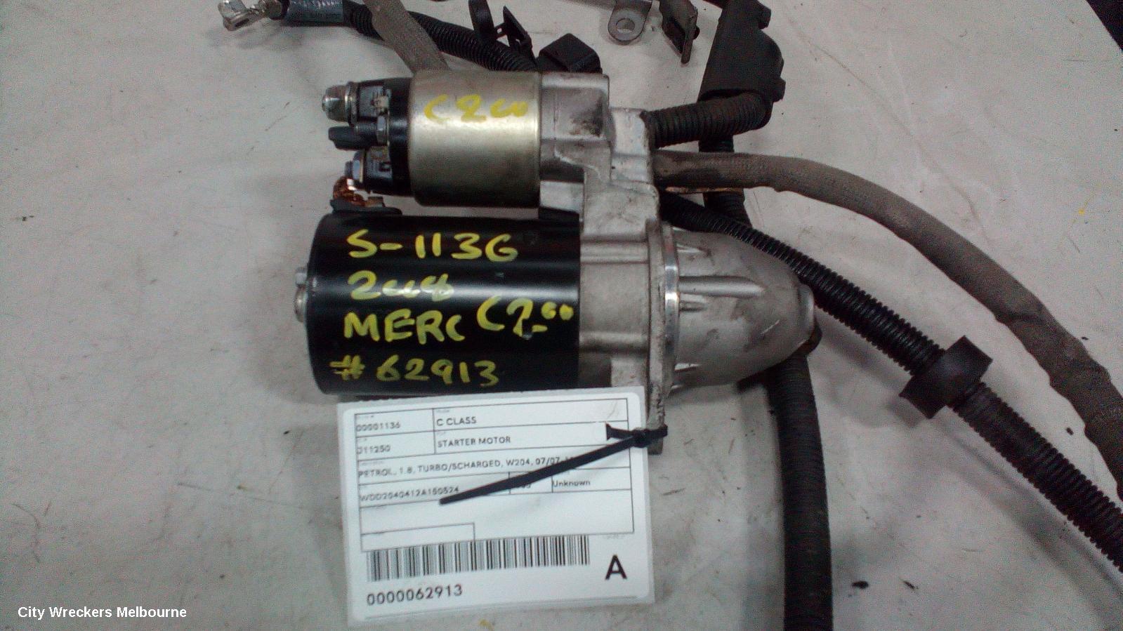 MERCEDES C CLASS 2008 Starter