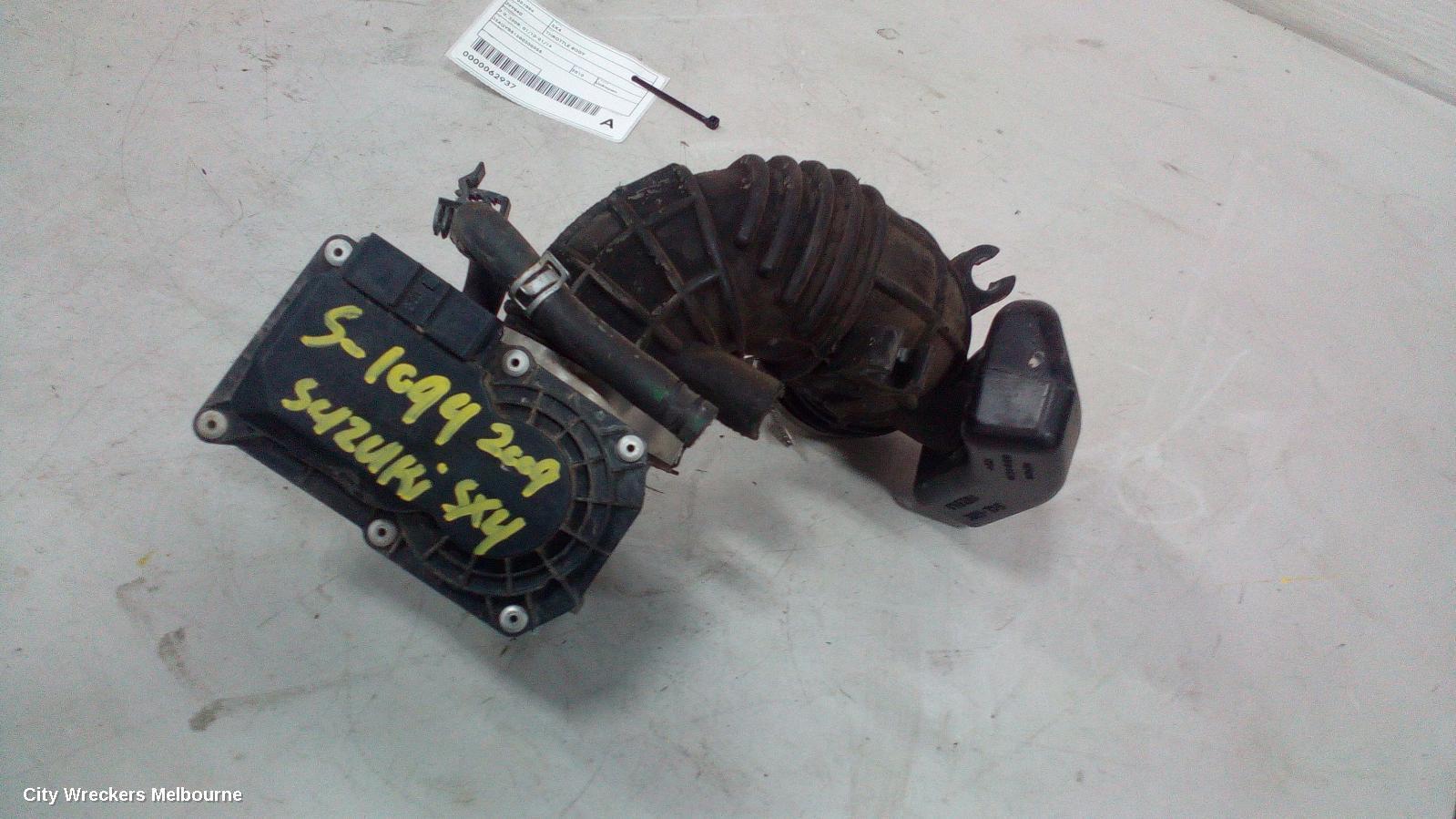 SUZUKI SX4 2010 Throttle Body