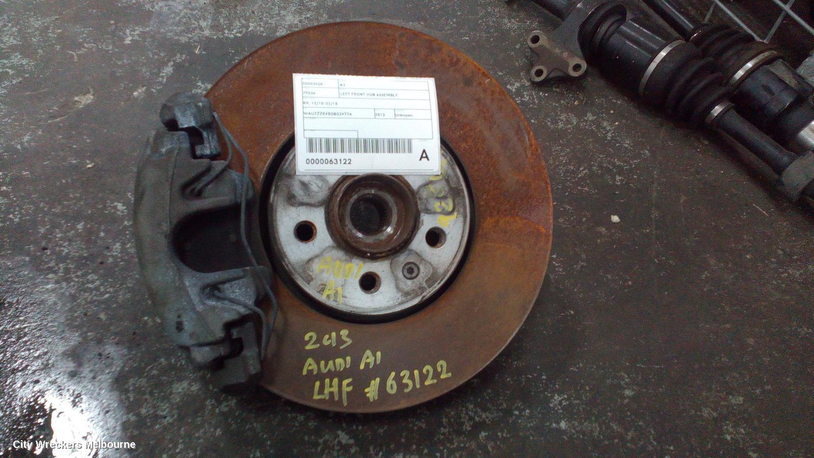 AUDI A1 2013 Left Front Hub Assembly
