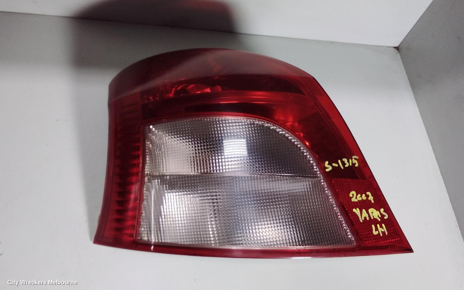 TOYOTA YARIS 2007 Left Taillight