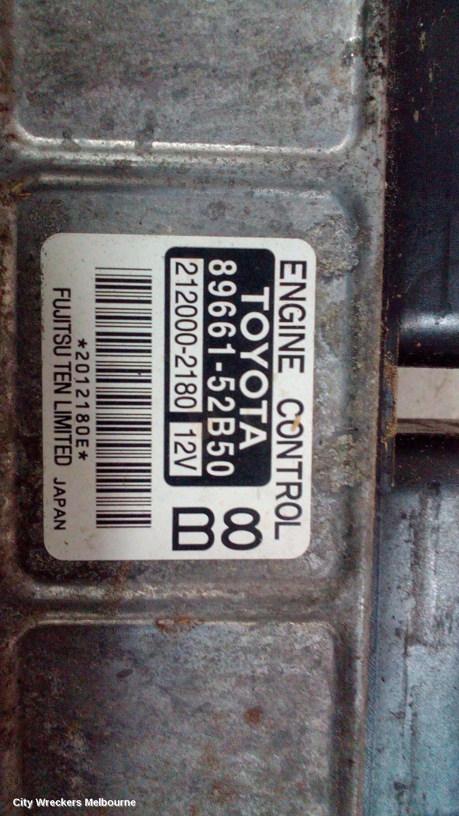 TOYOTA YARIS 2007 Ecu