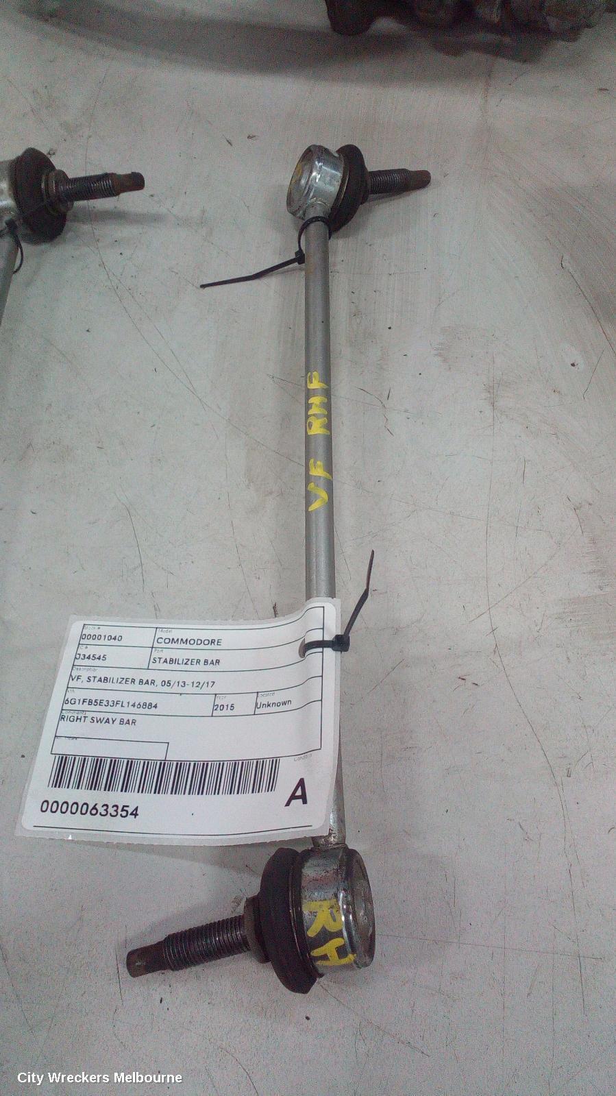 HOLDEN COMMODORE 2015 Stabiliser Bar