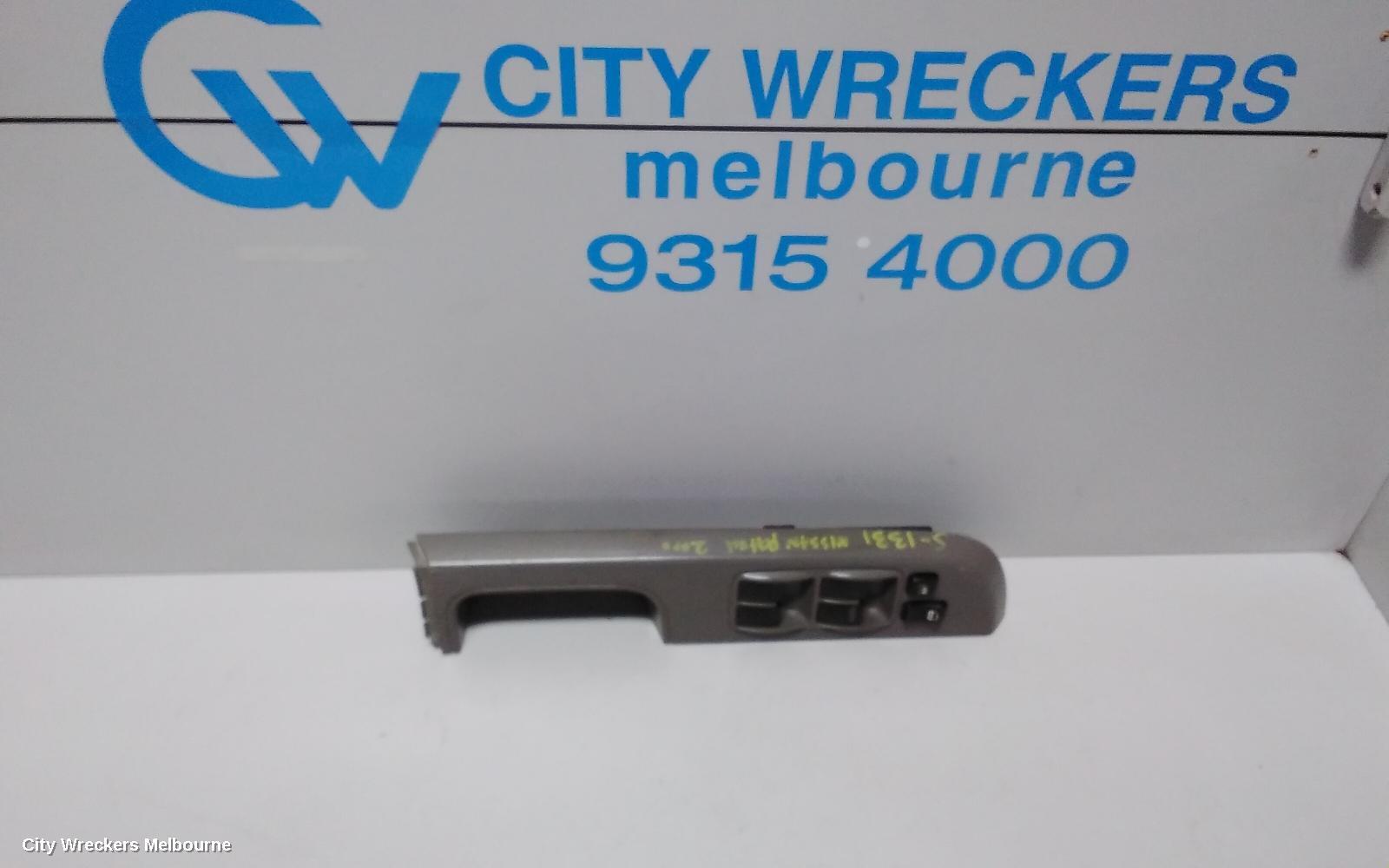NISSAN PATROL 2000 Pwr Dr Wind Switch