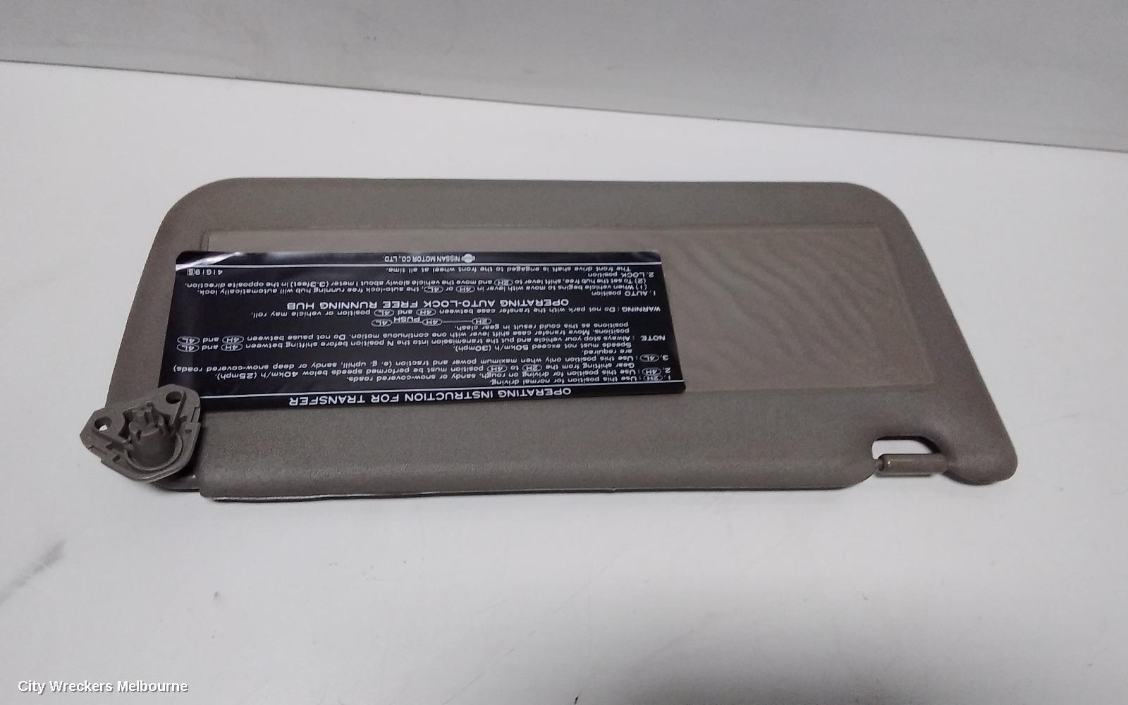 NISSAN PATROL 2000 Sunvisor