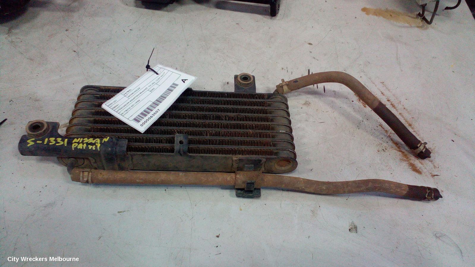 NISSAN PATROL 2000 Intercooler