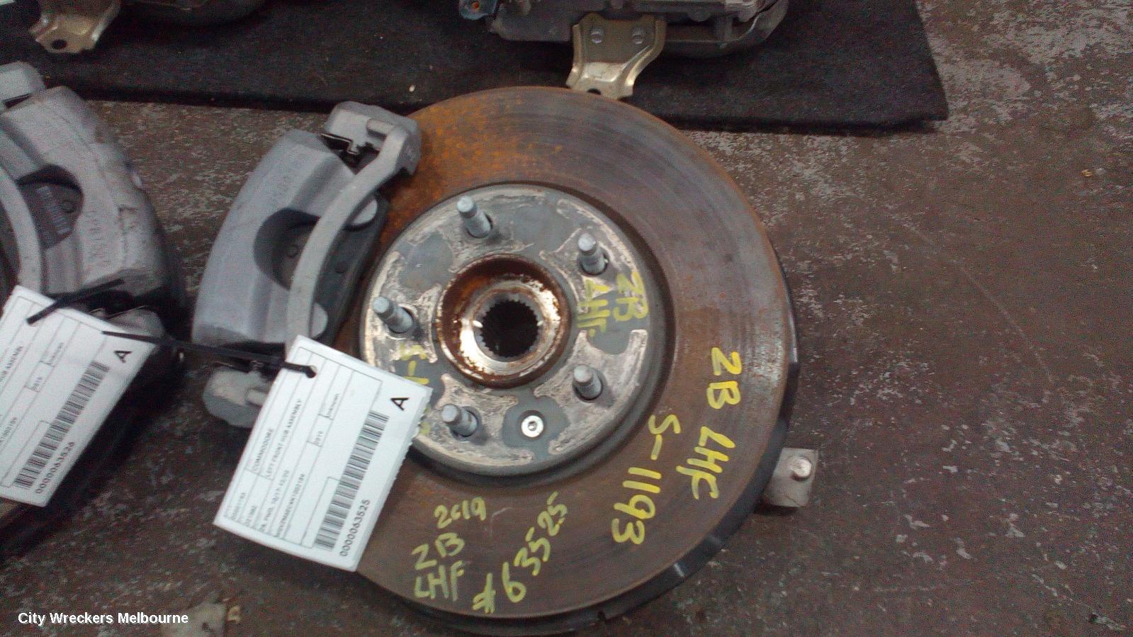 HOLDEN COMMODORE 2019 Left Front Hub Assembly