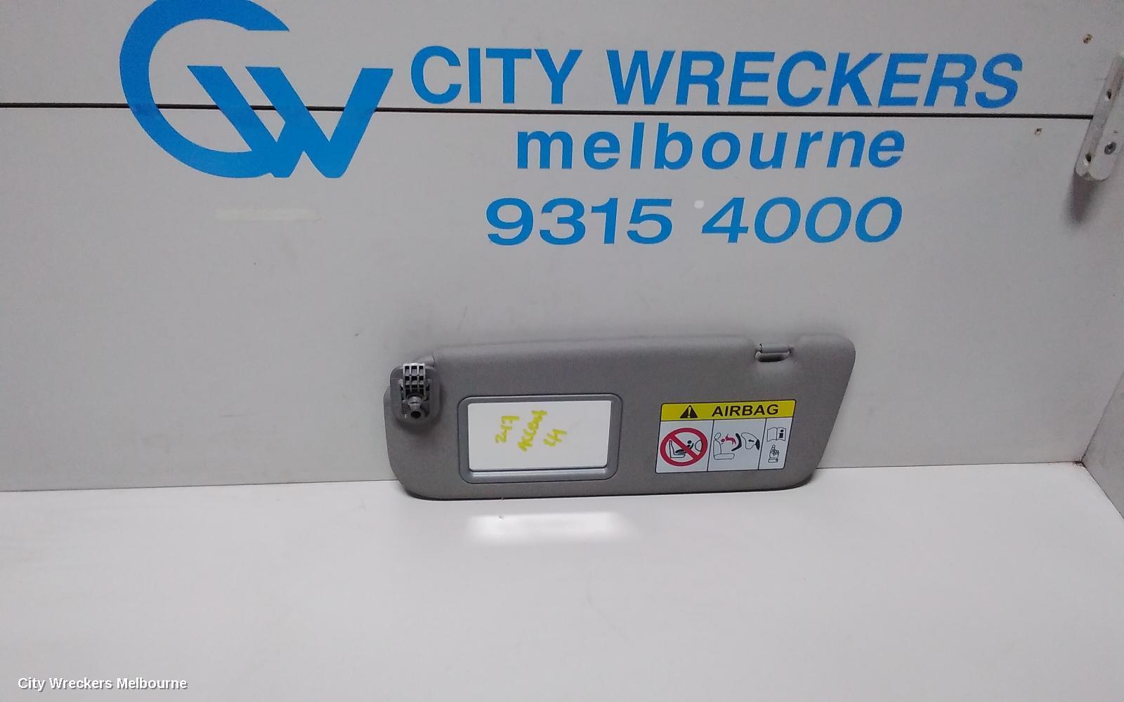 HYUNDAI ACCENT 2017 Sunvisor