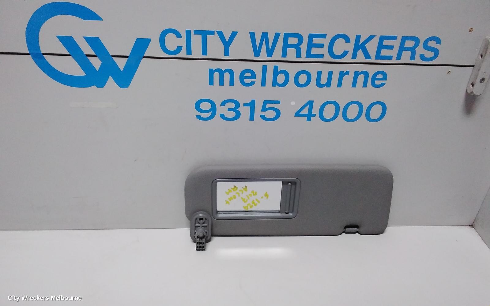 HYUNDAI ACCENT 2017 Sunvisor