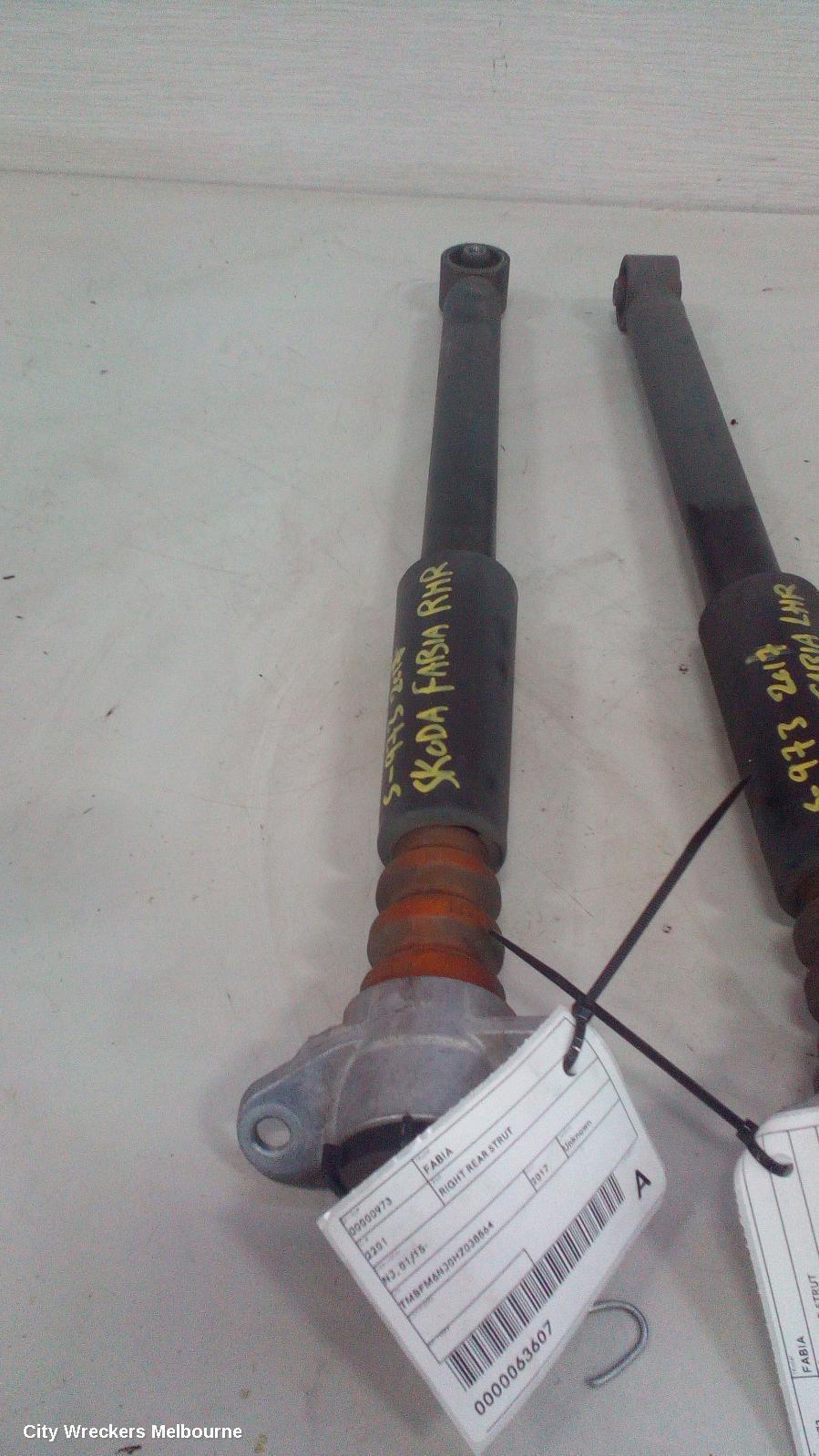 SKODA FABIA 2017 Right Rear Strut