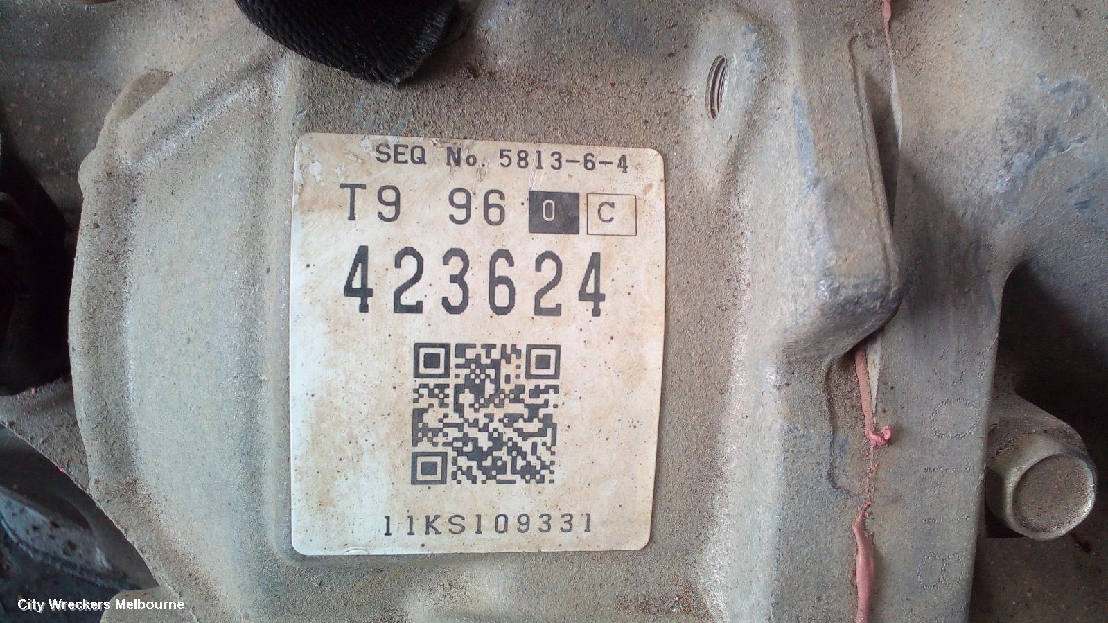 HOLDEN BARINA 2012 Trans/Gearbox