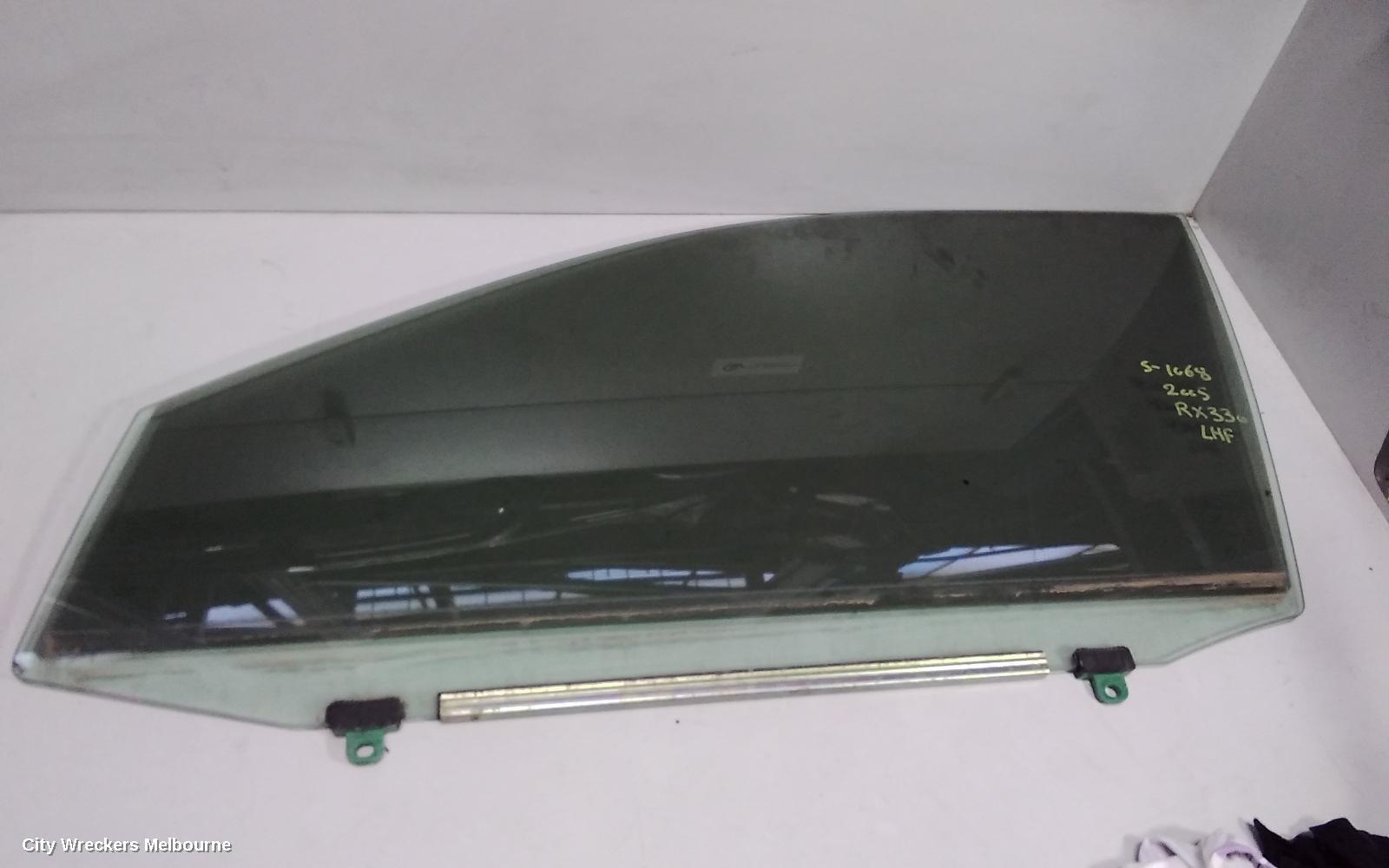 LEXUS RX SERIES 2005 Left Front Door Window