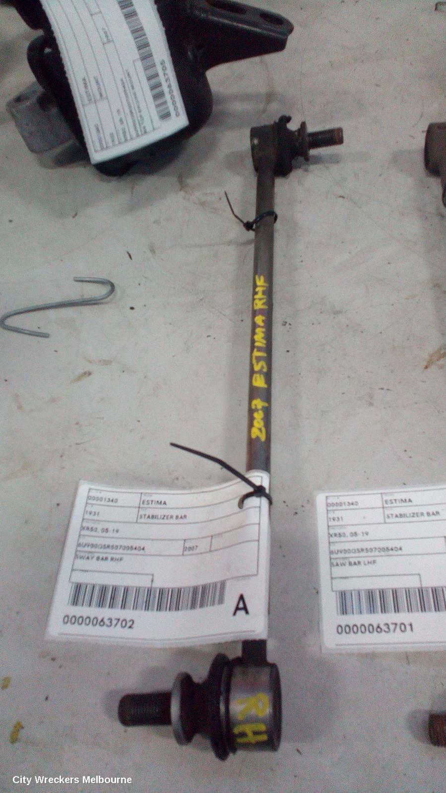 TOYOTA ESTIMA 2007 Stabiliser Bar