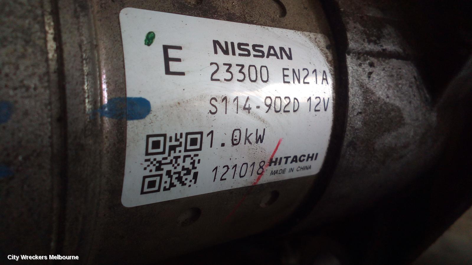 NISSAN PULSAR 2013 Starter