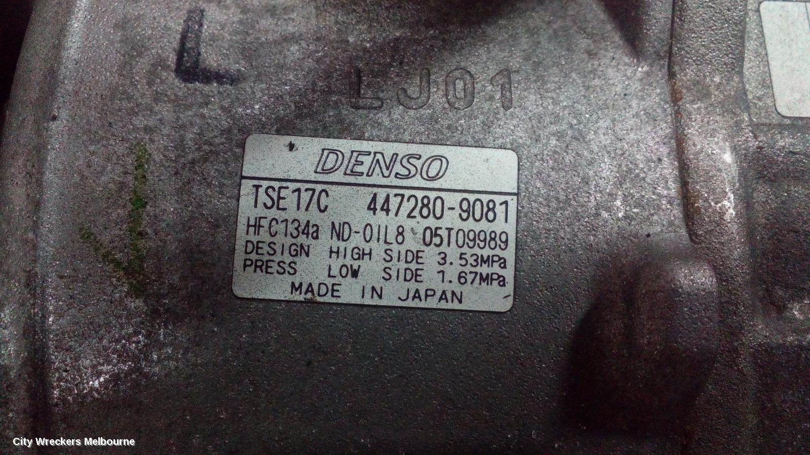 TOYOTA CAMRY 2016 A/C Compressor