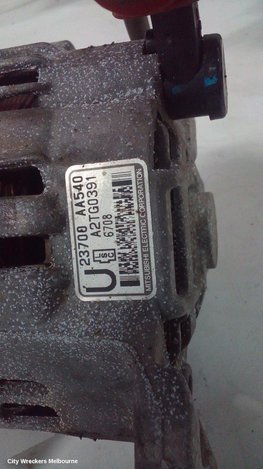 SUBARU FORESTER 2006 Alternator