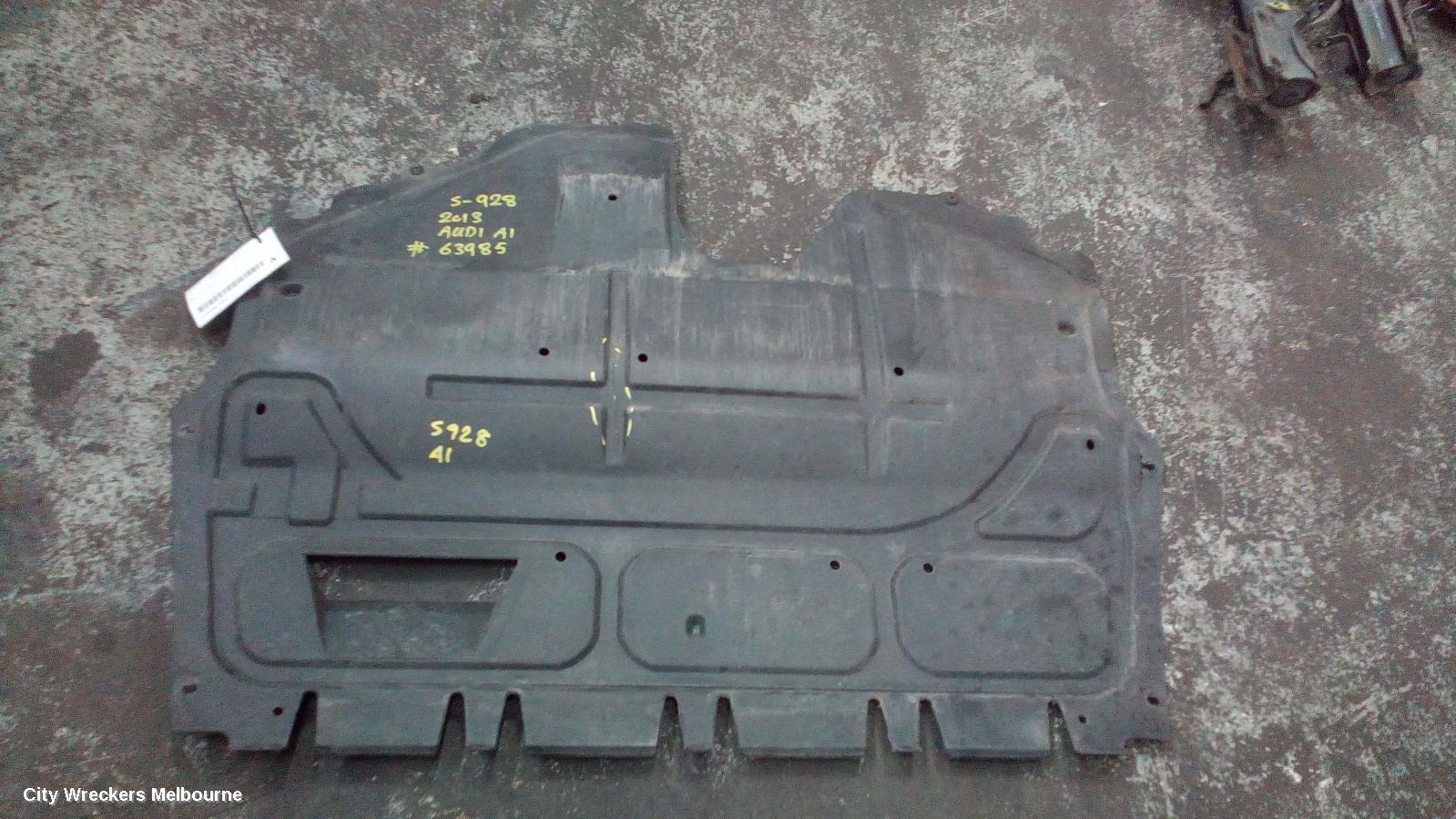 AUDI A1 2013 LOWER_ENGINE_SPLASH_TRAY