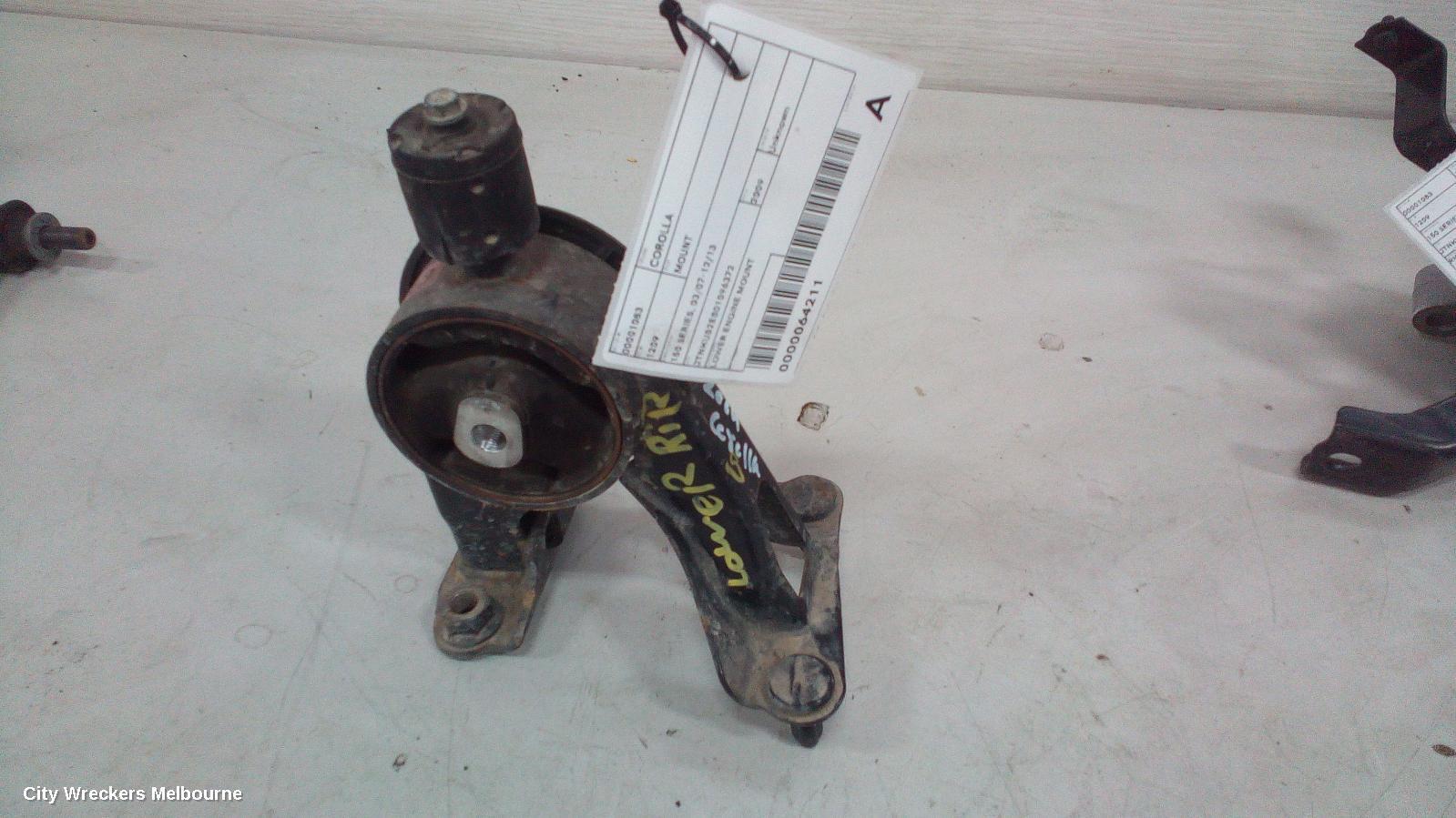 TOYOTA COROLLA 2009 Mount
