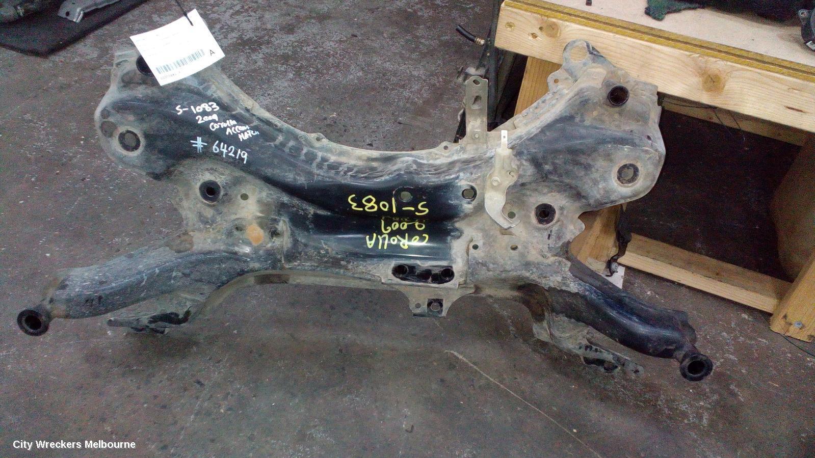 TOYOTA COROLLA 2009 Frt Xmember/Cradle