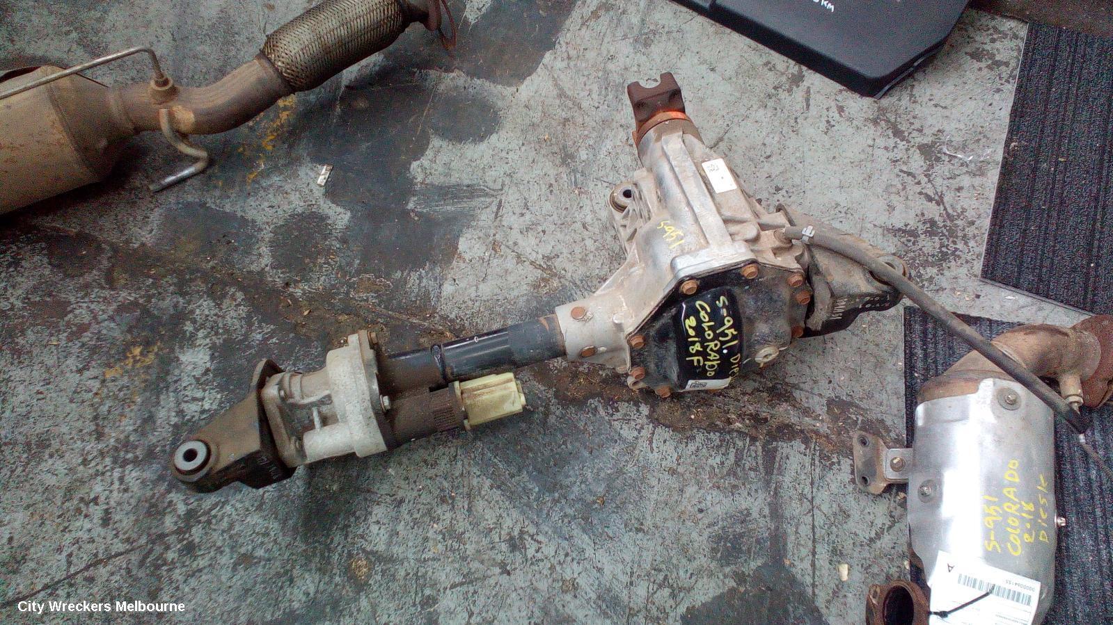 HOLDEN COLORADO 2018 Differential Centre