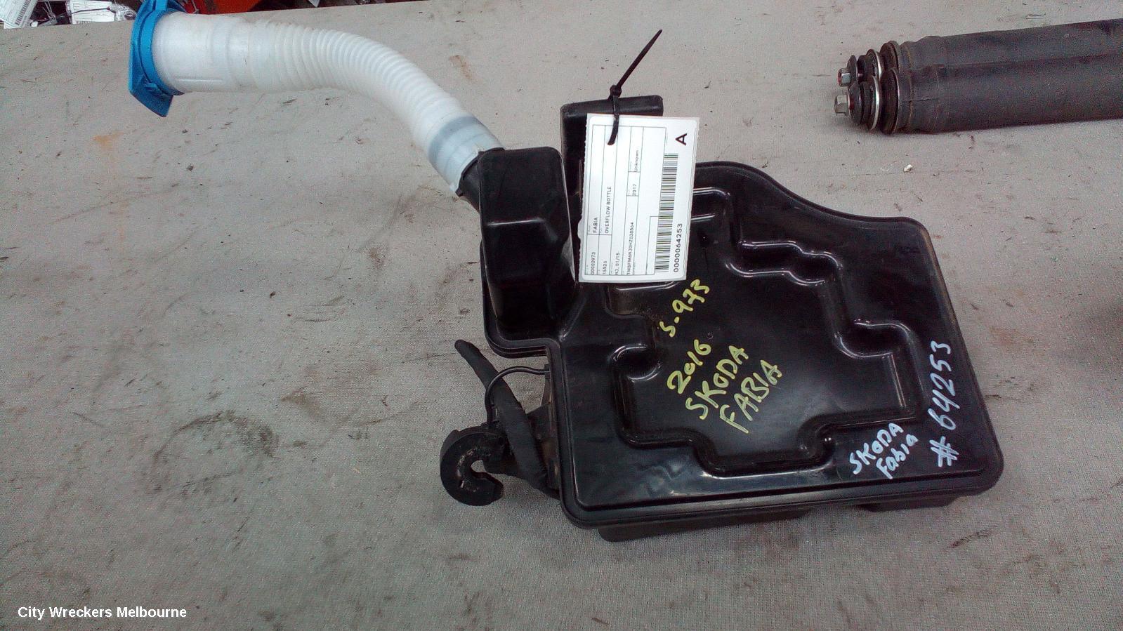 SKODA FABIA 2017 Washer Bottle