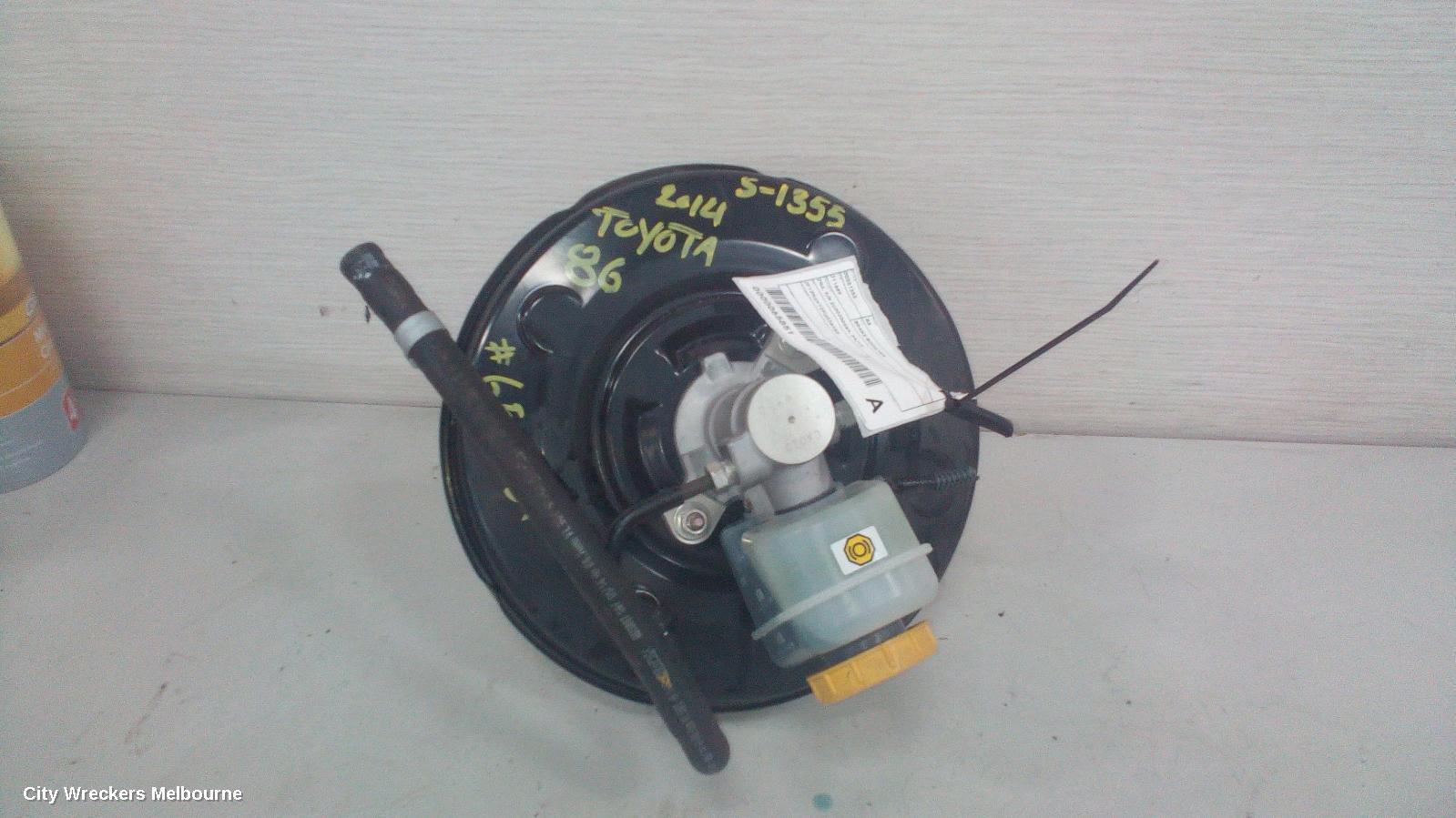 TOYOTA 86 2014 Brake Booster