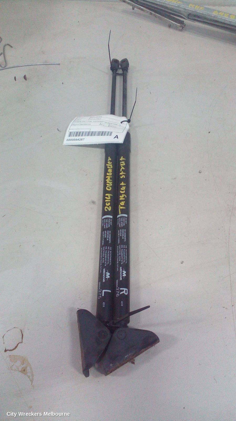 MITSUBISHI OUTLANDER 2014 Hatch Strut