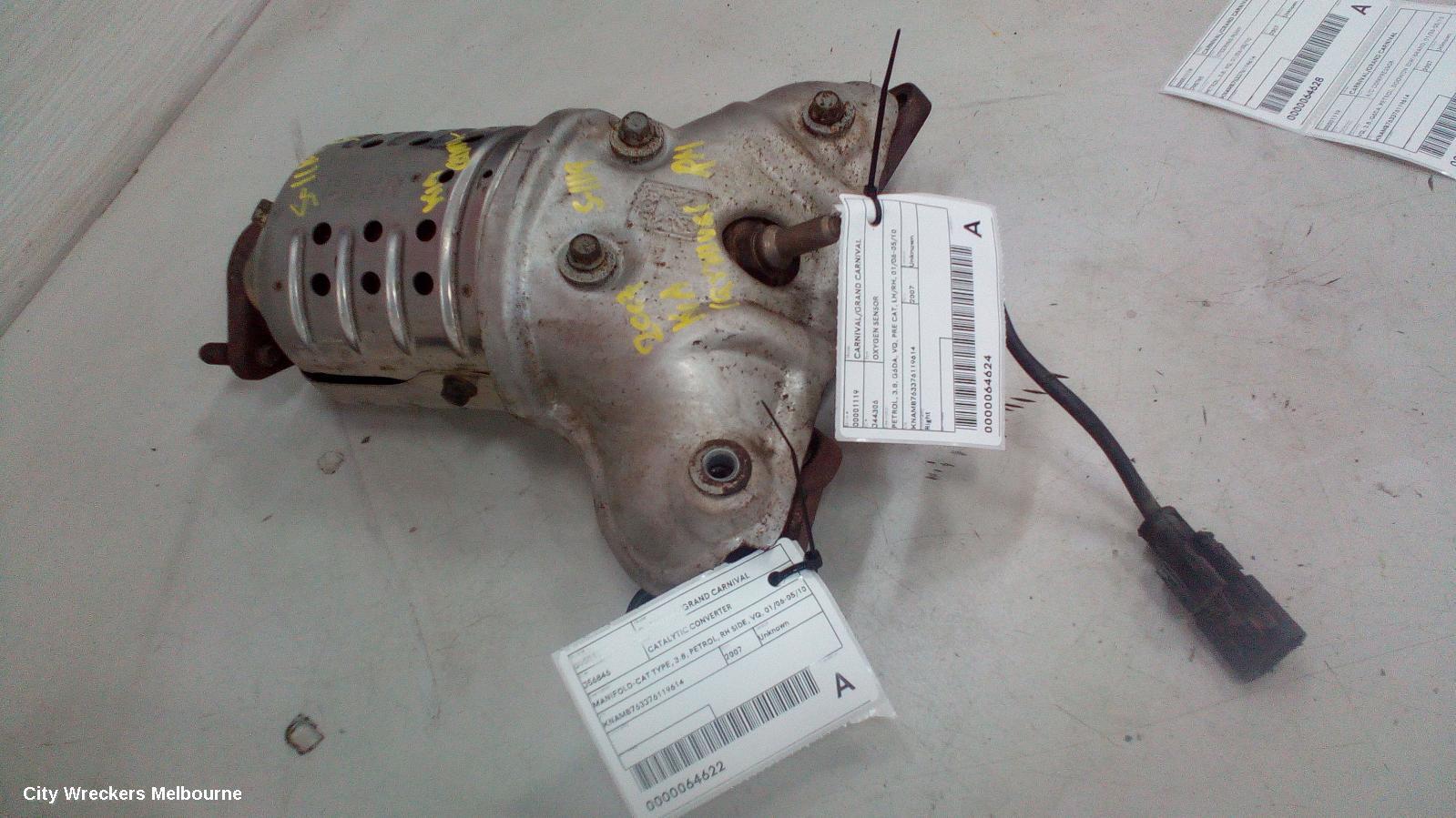 KIA CARNIVAL/GRAND CARNIVAL 2007 Catalytic Converter
